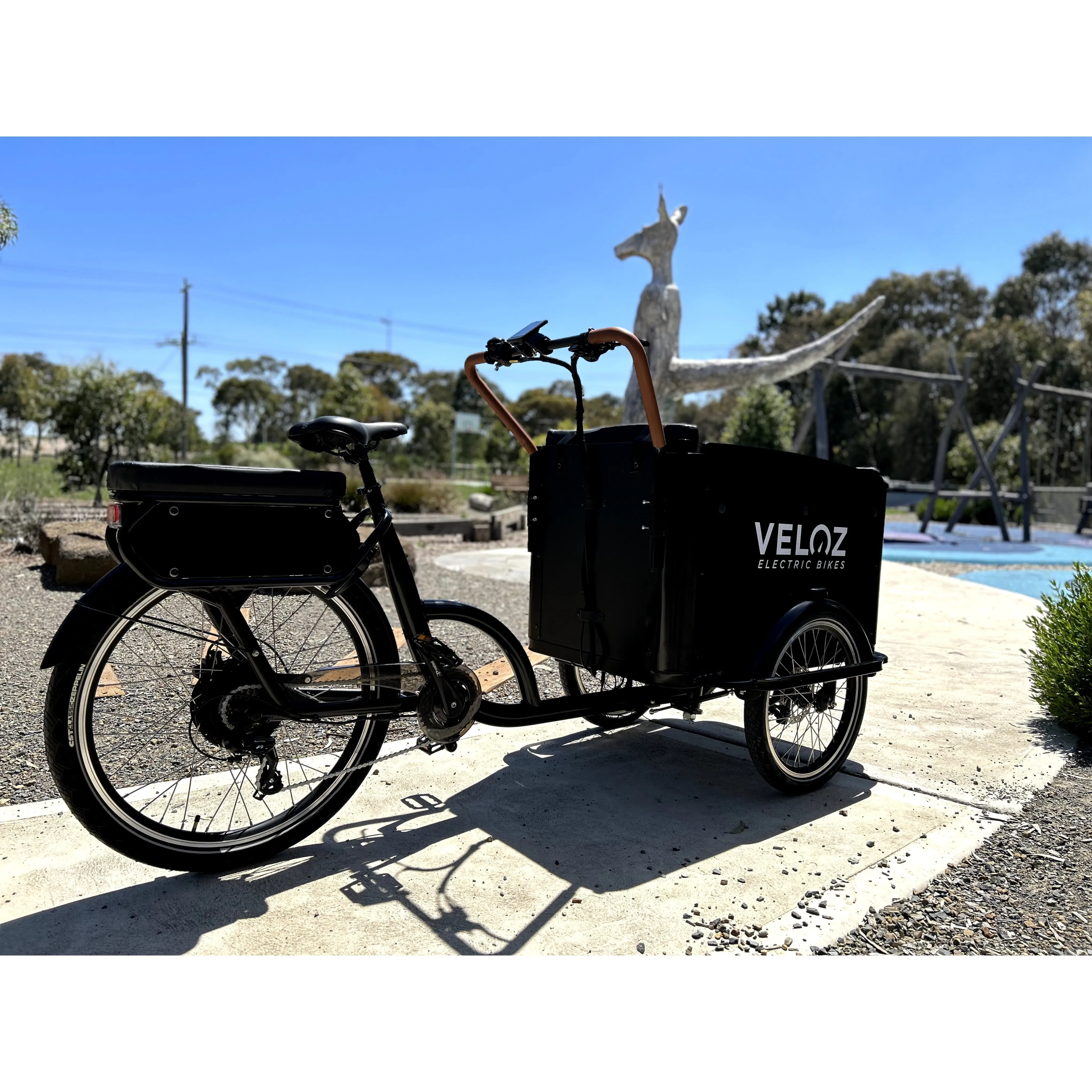 Veloz Electric Cargo Trike 500W Motor 200 Kilos weight load 6 Months Free Service