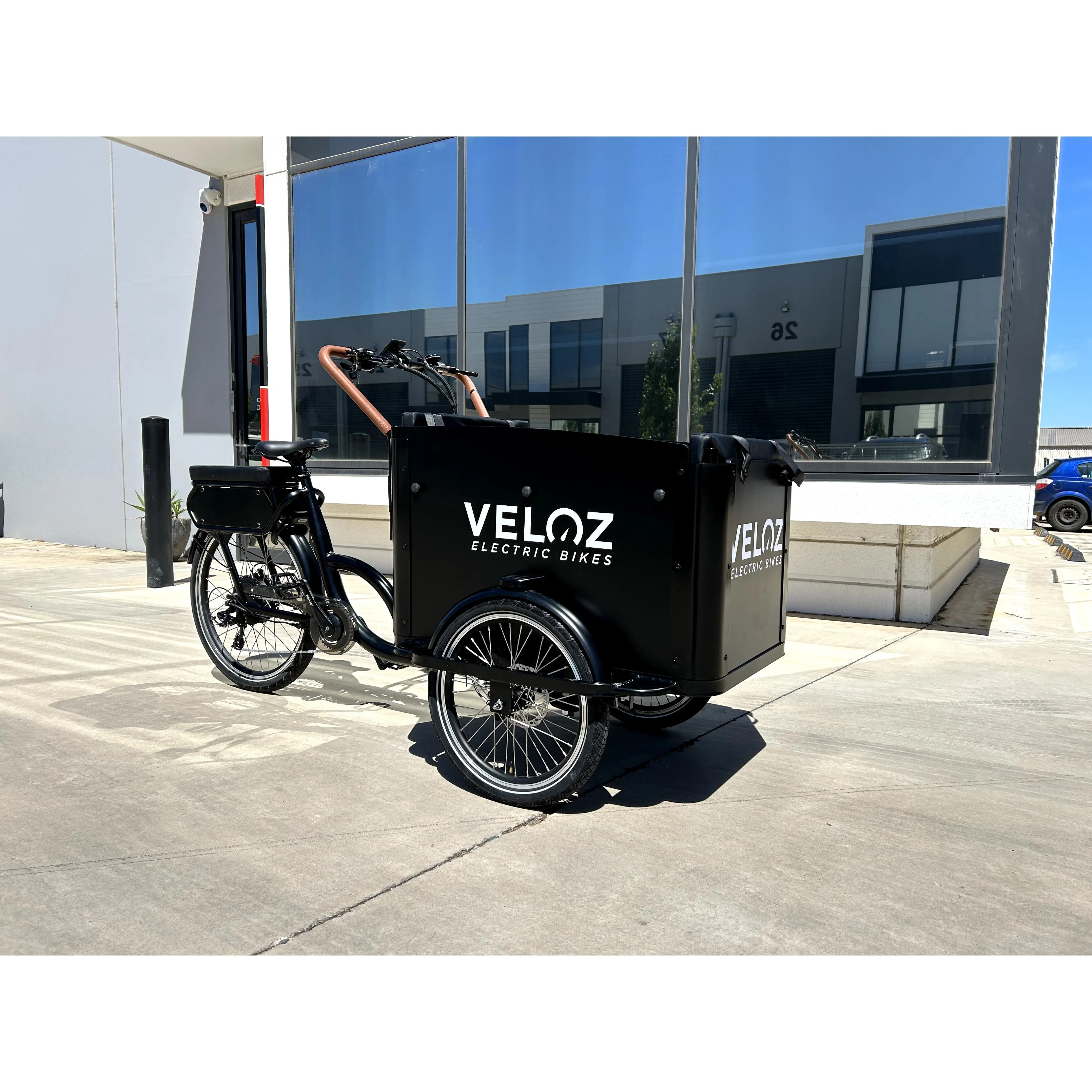 Veloz Electric Cargo Trike 500W Motor 200 Kilos weight load 6 Months Free Service