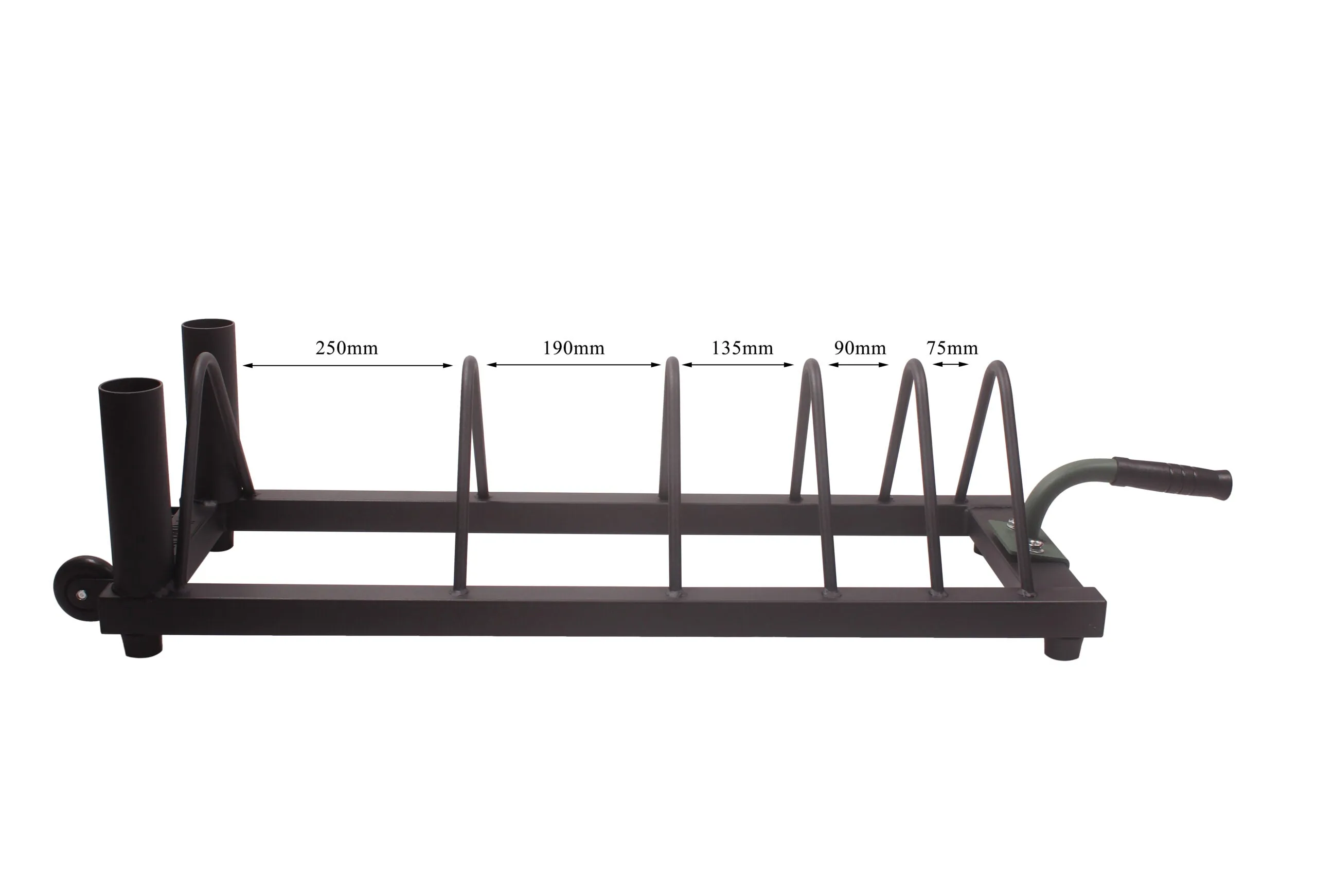 Weight Storage Rack w/ Bar Sleeves