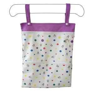 Wet Bag XL - Dot Dot Purple