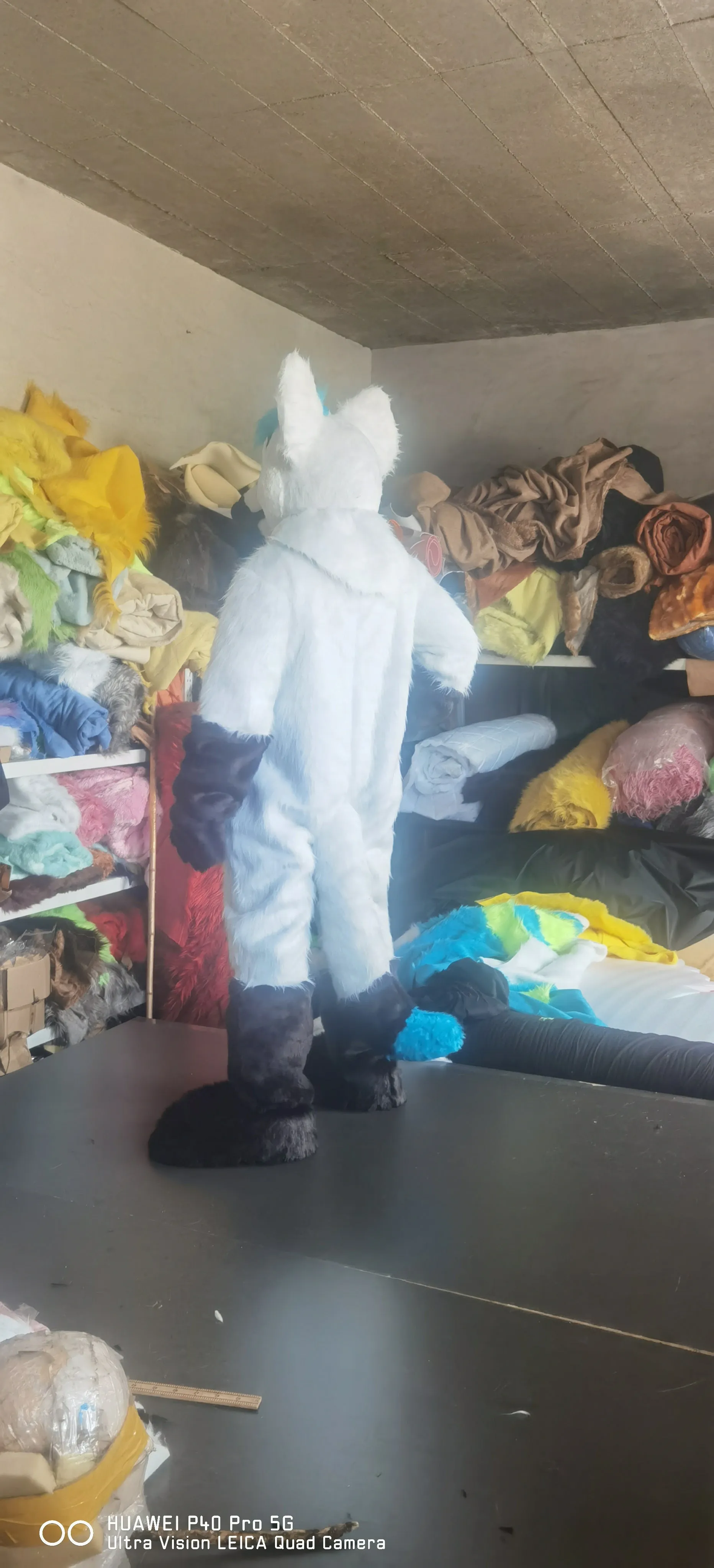 White Fox Cat Fursuit Kigurumi Furry Costumes Furries