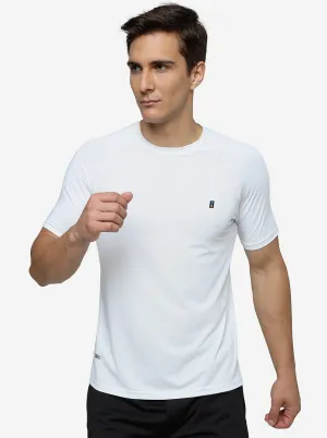 White Solid Slim Fit T-Shirt | Jade Play