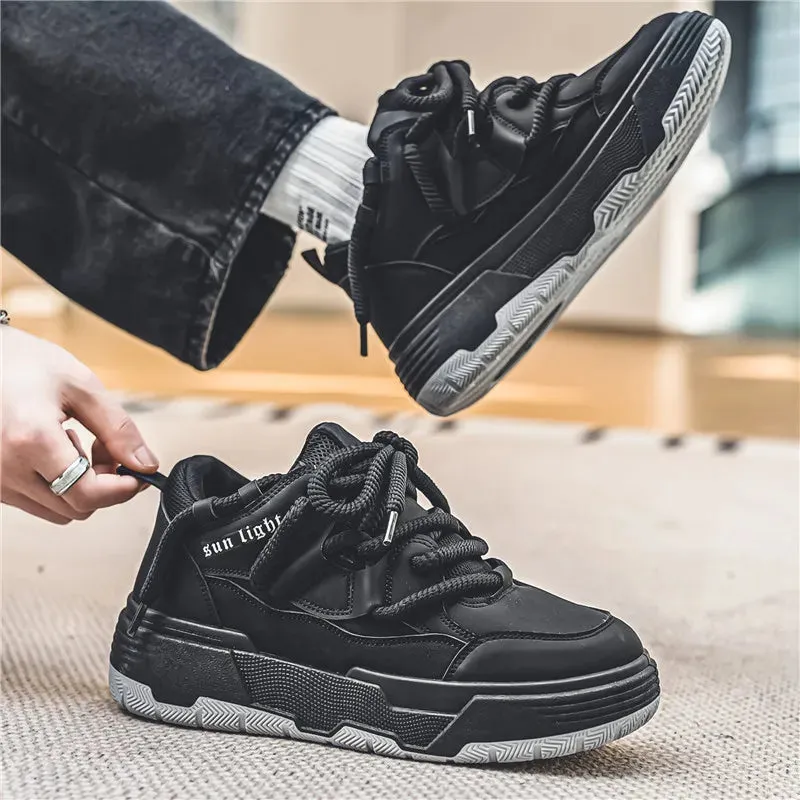 Wiaofellas  -  Chunky Platform Shoes Tenis Luxury Men Casual Sneakers Sports Running Shoes Breathable Lightweight Comfortable Trainers Footwear