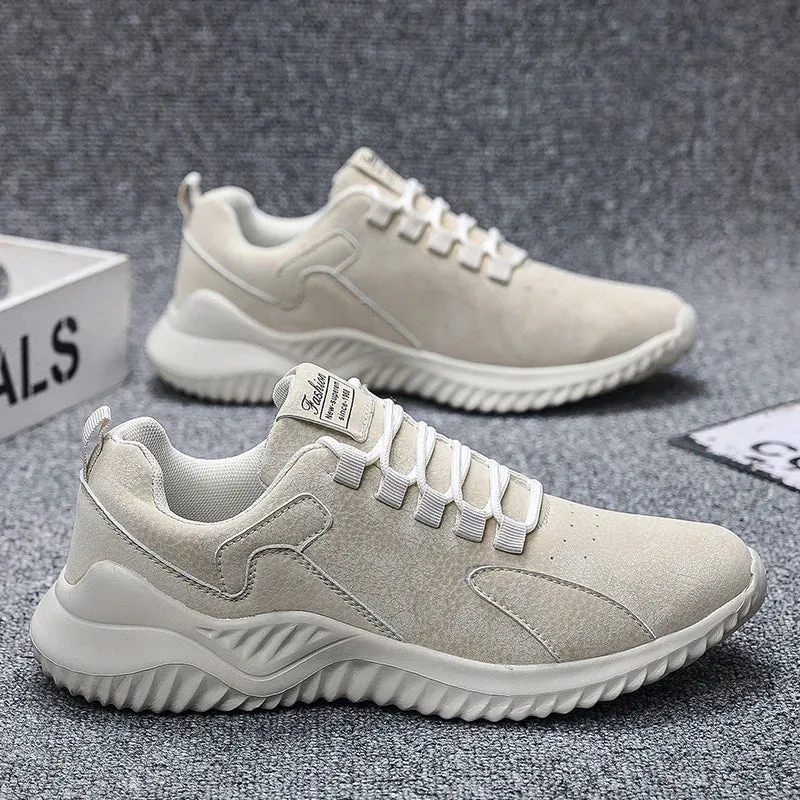 Wiaofellas Men's Lightweight Non-Slip Running Shoes Wear-Resistant Sports Shoes Trendy Fashion Couple Casual Shoes Outdoor Large Size