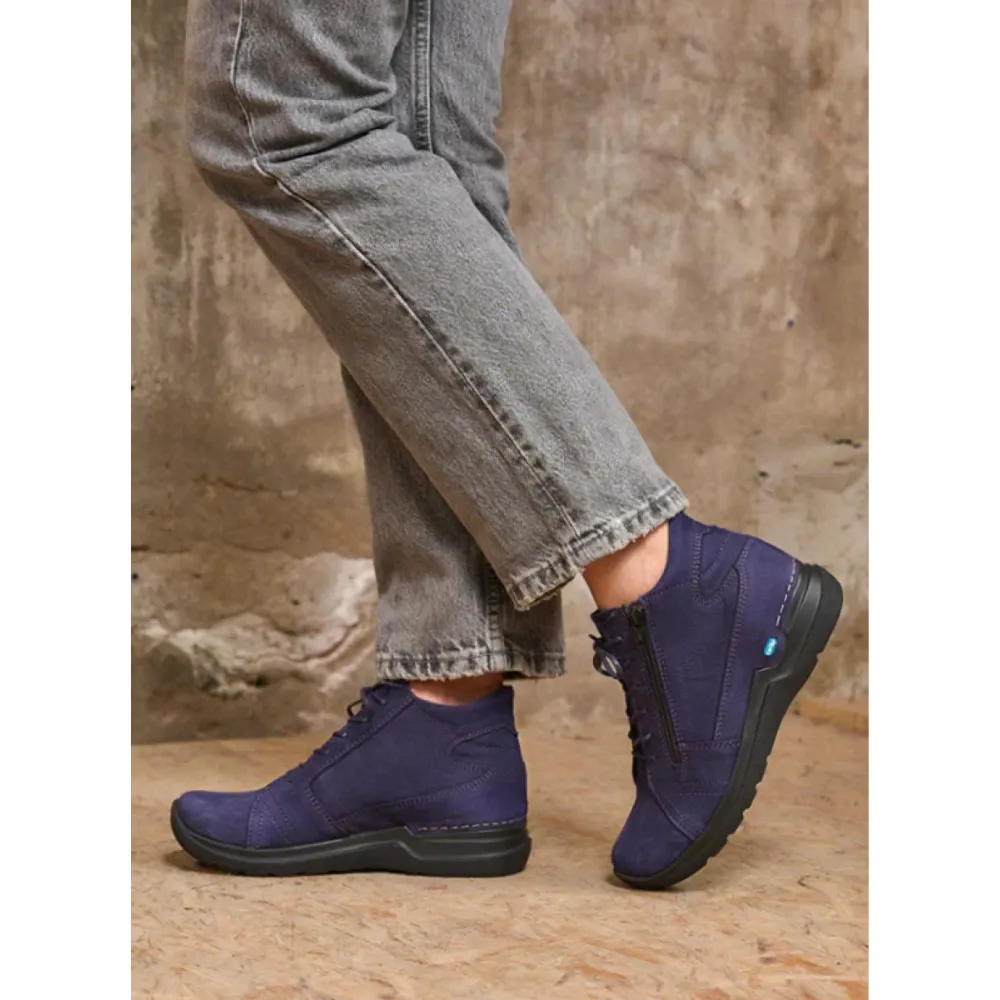 Wolky Why Purple Antique Nubuck Boot (Women's)