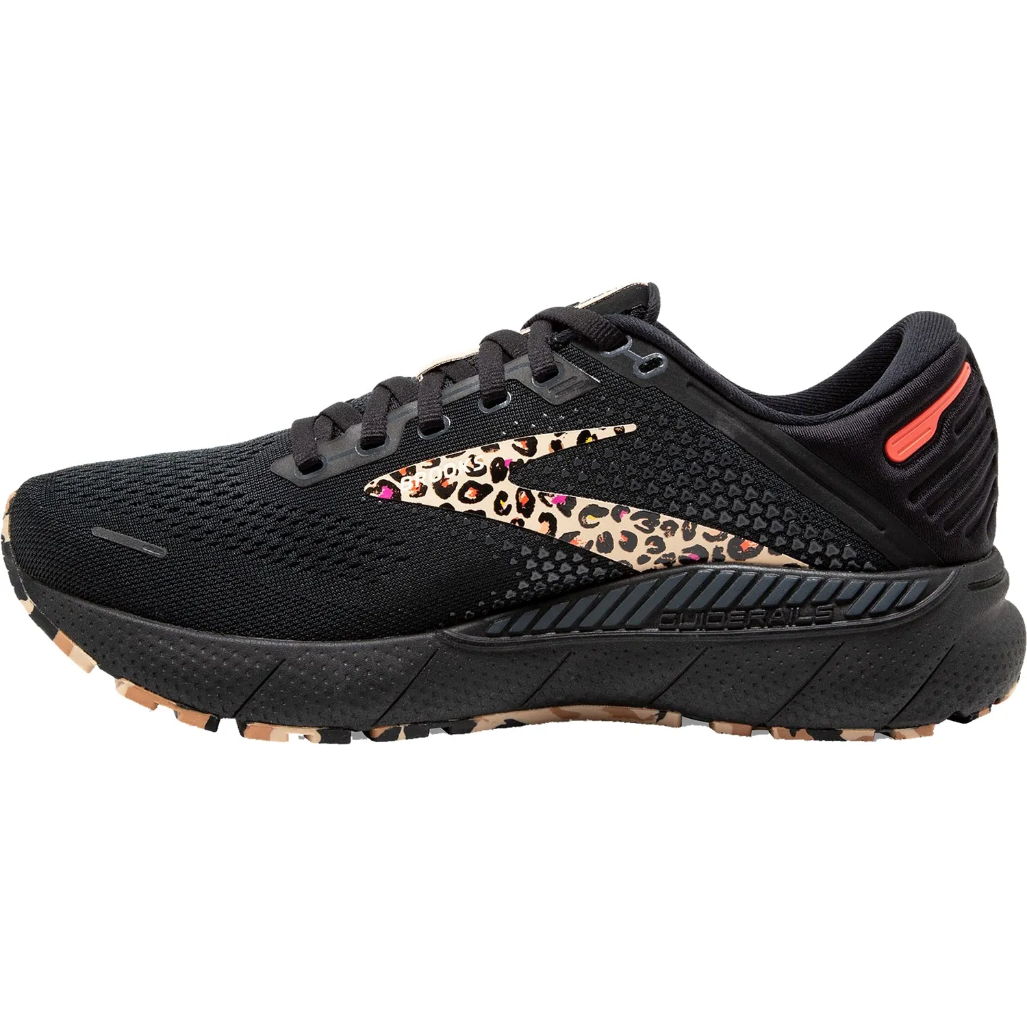 Women's Brooks Adrenaline GTS 22 Black/Ebony/Citrus Mesh