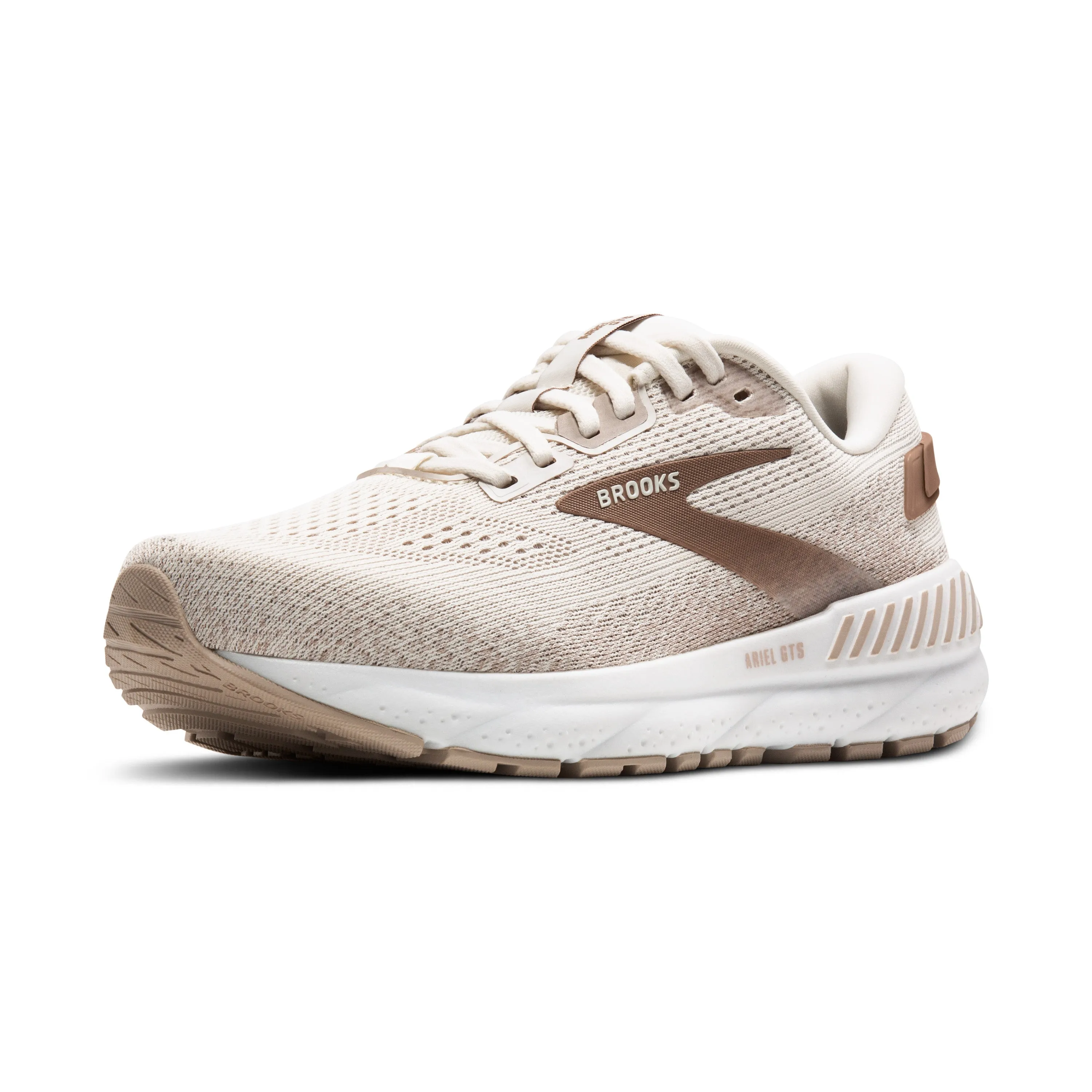 Women's Brooks Ariel GTS 24 Color: Coconut/Portabella