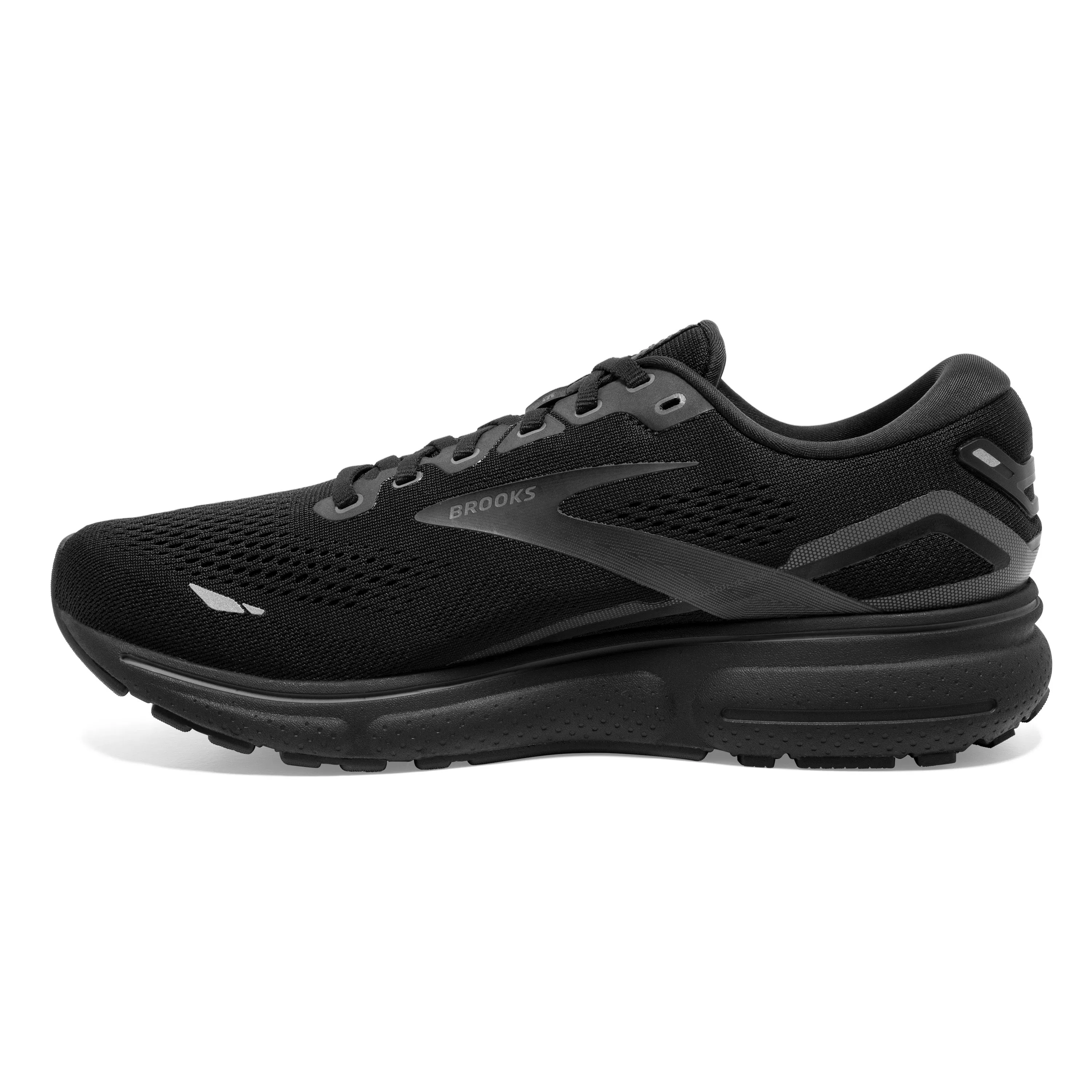 Women's Brooks Ghost 15 1203801B020 Color: Black/Black/Ebony