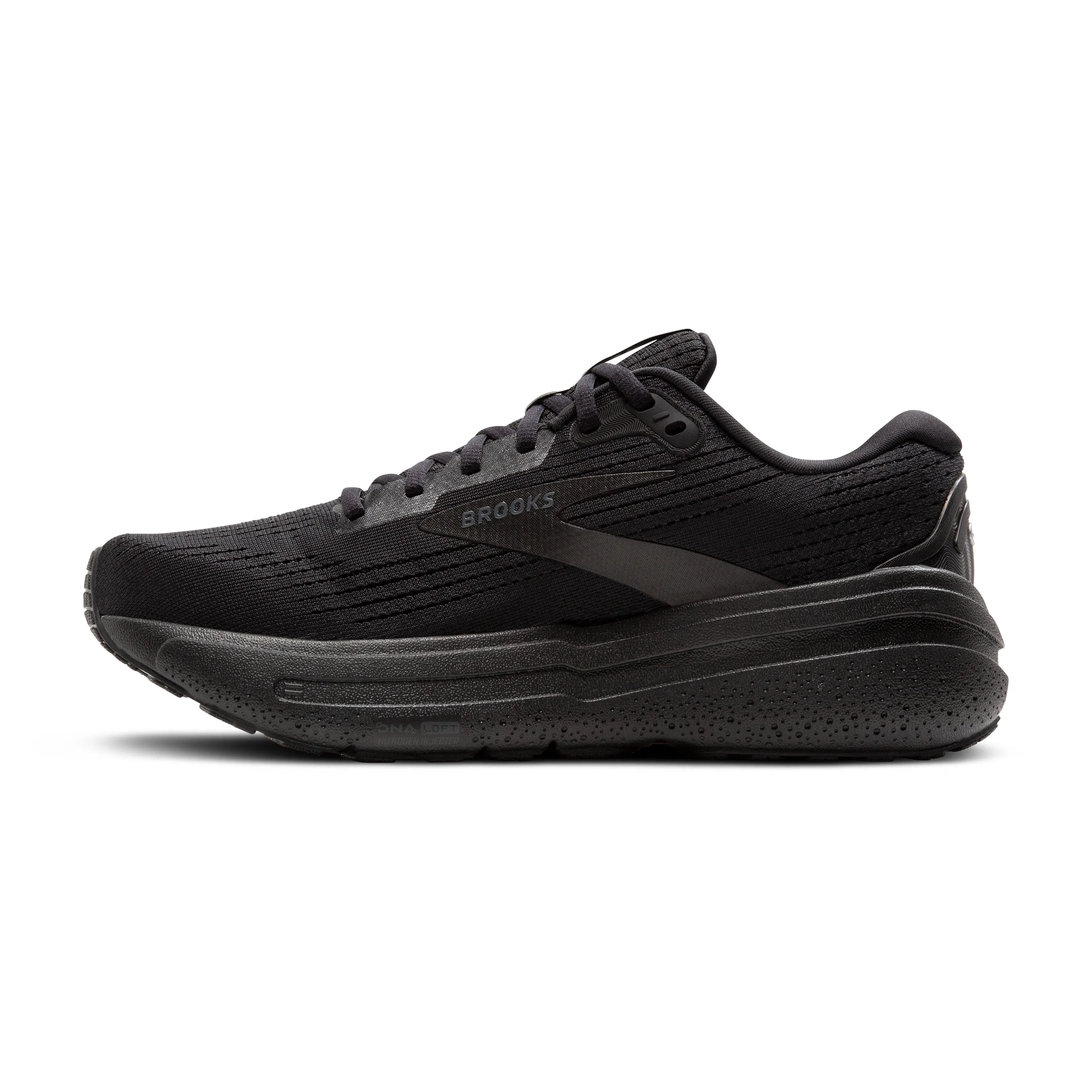 Women's Brooks Ghost Max 2 Color: Black/Black/Ebony (EXTRA WIDE WIDTH)