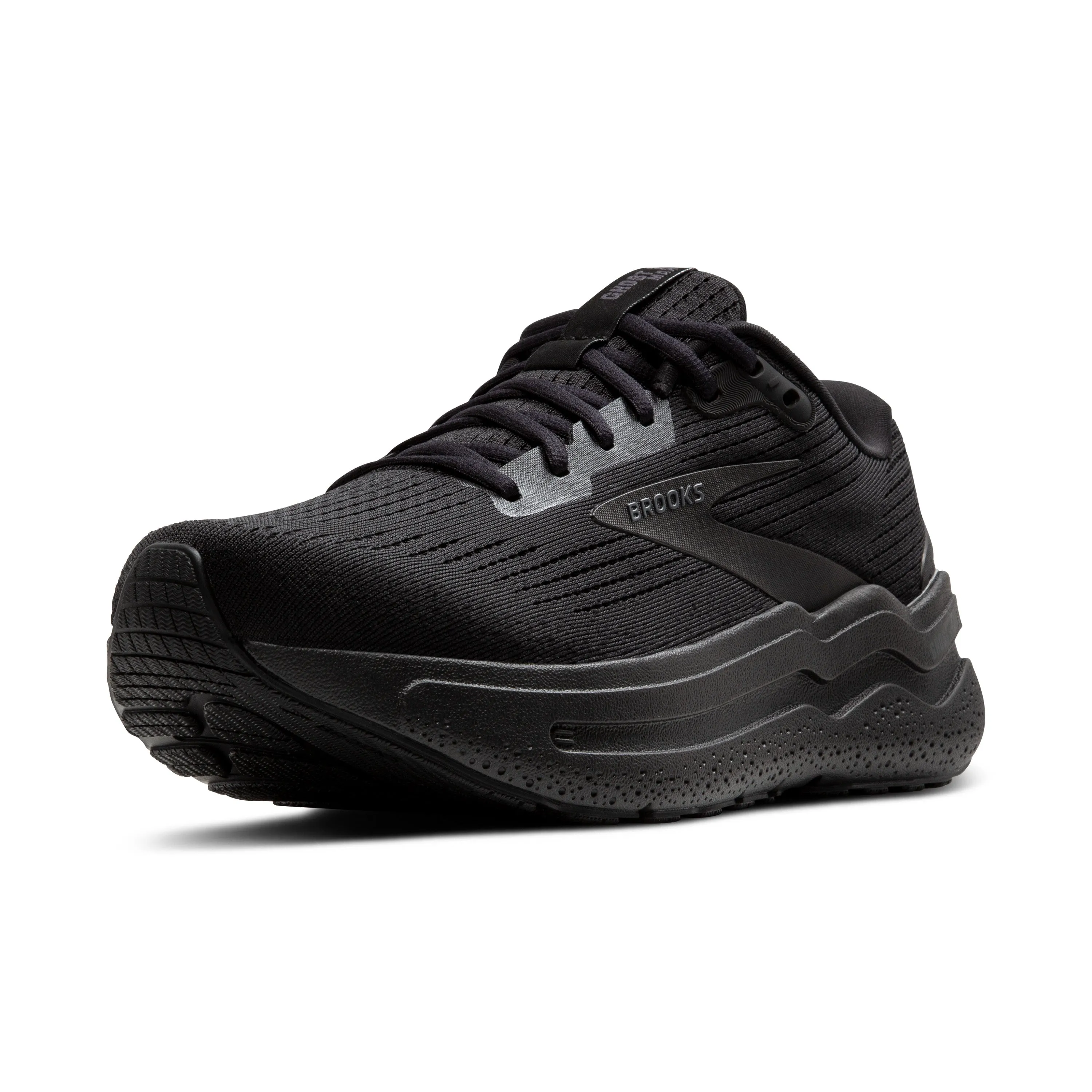 Women's Brooks Ghost Max 2 Color: Black/Black/Ebony (EXTRA WIDE WIDTH)