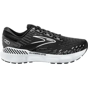 Women's Brooks Glycerin GTS 20 Black/White/Alloy Mesh