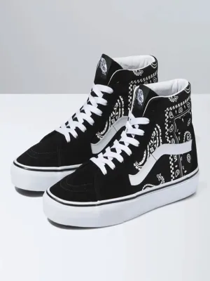 Women's Graphic Printed Sneakers,Black