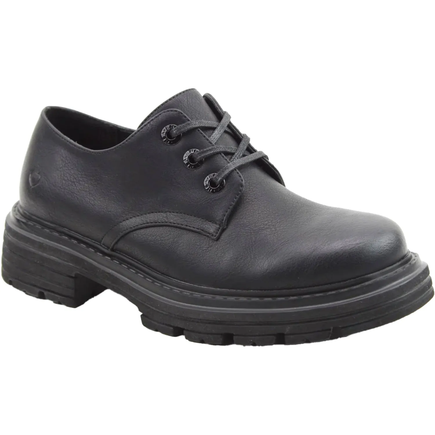 Women's Heavenly Feet Gisella Oxford Black Vegan Leather