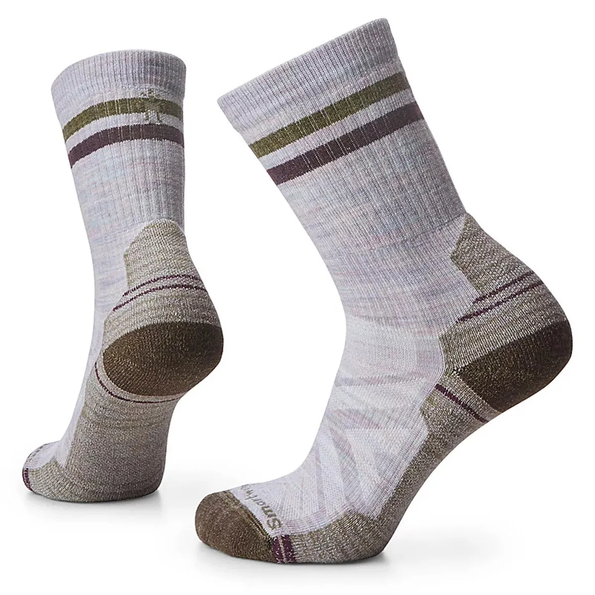 Women's Hike Light Cushion Tube Stripe Crew Socks