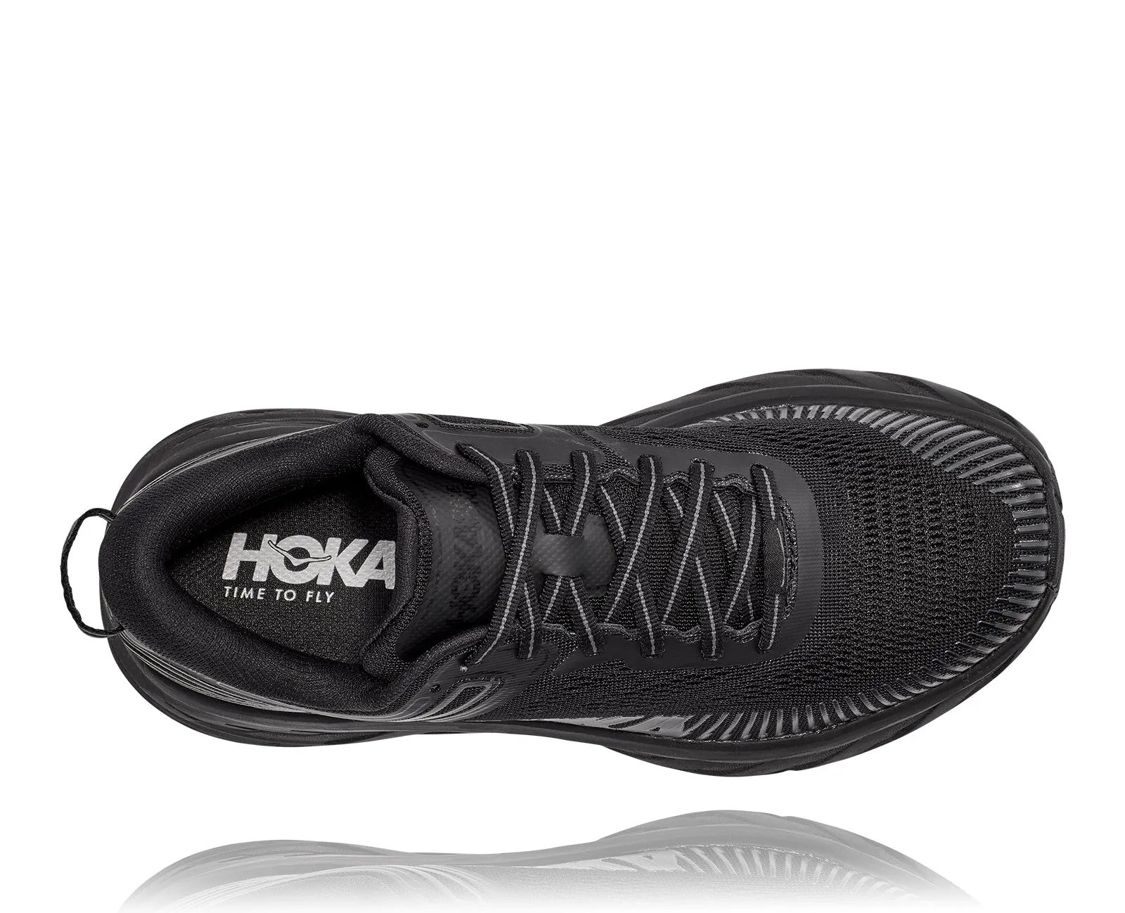 Women's Hoka Bondi 7 Color: Black/Black