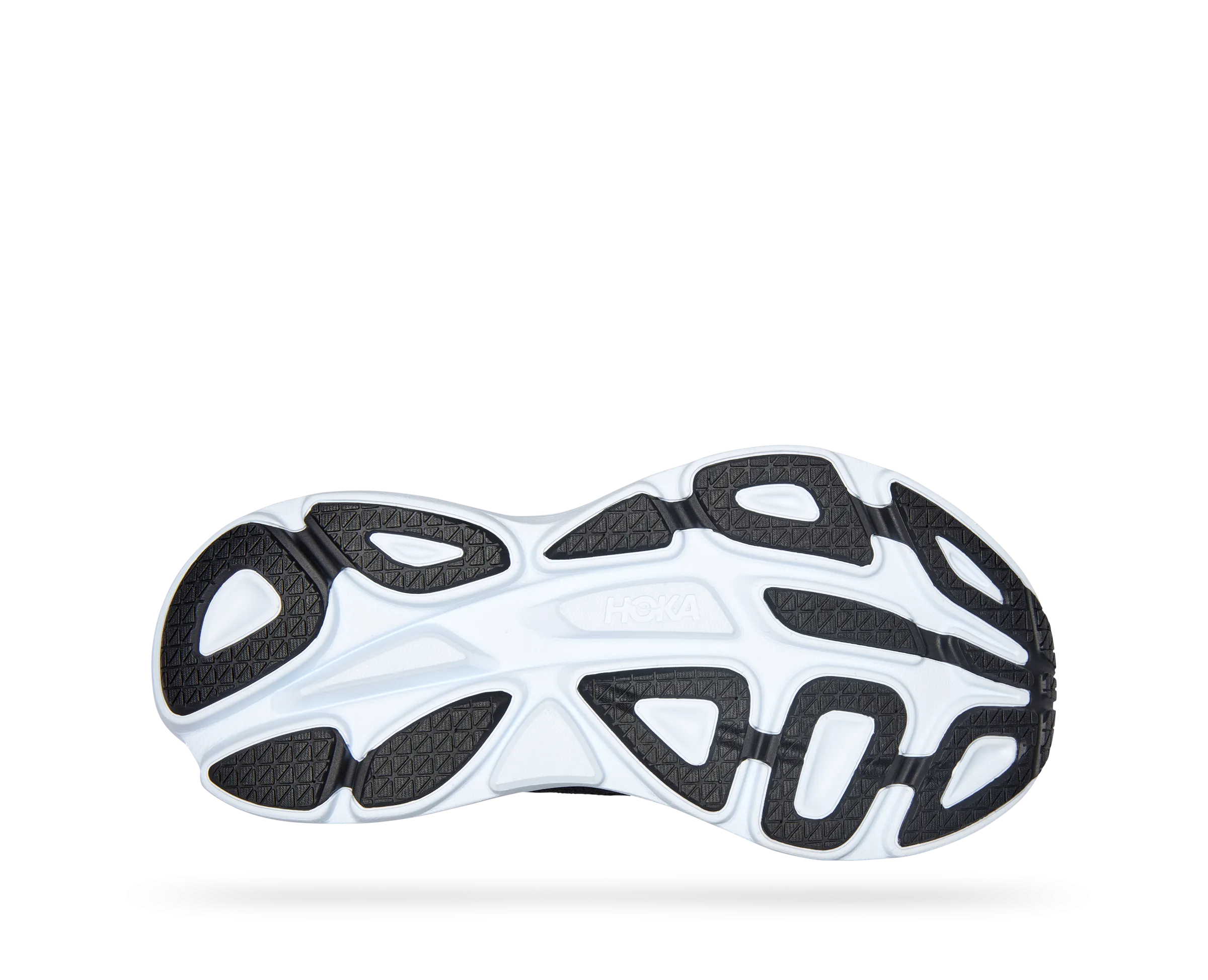 Women's Hoka Bondi 8 Color: Black/ White