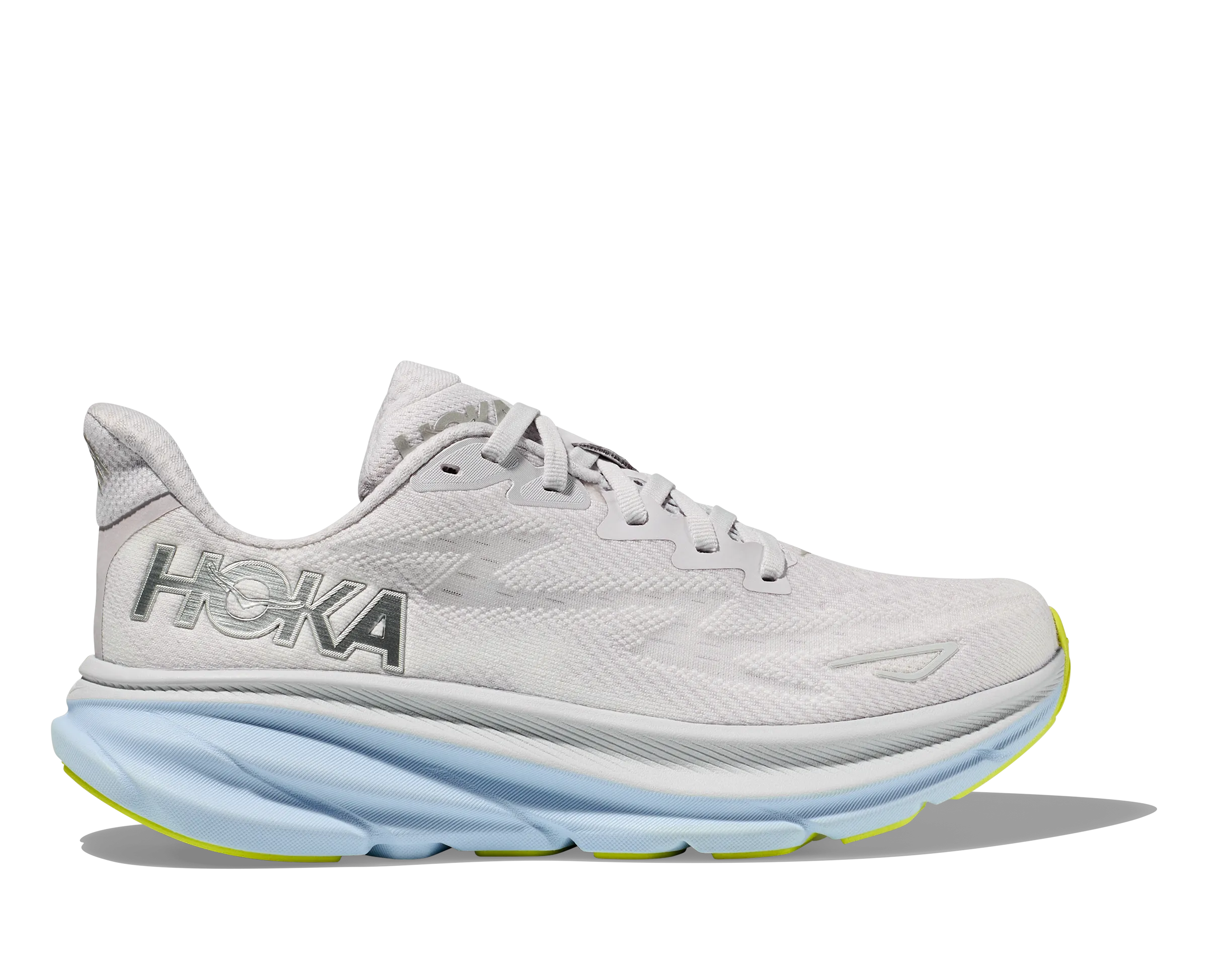 Women's Hoka Clifton 9 Color: Nimbus Cloud / Ice Water