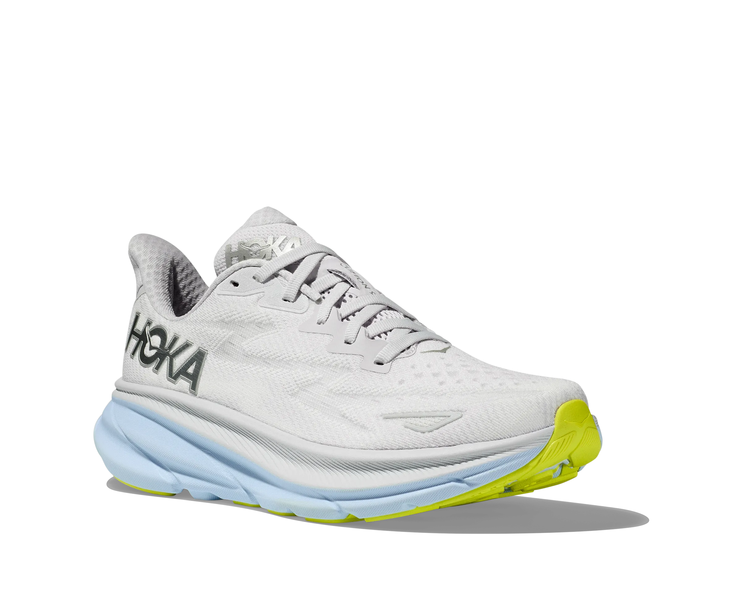 Women's Hoka Clifton 9 Color: Nimbus Cloud / Ice Water