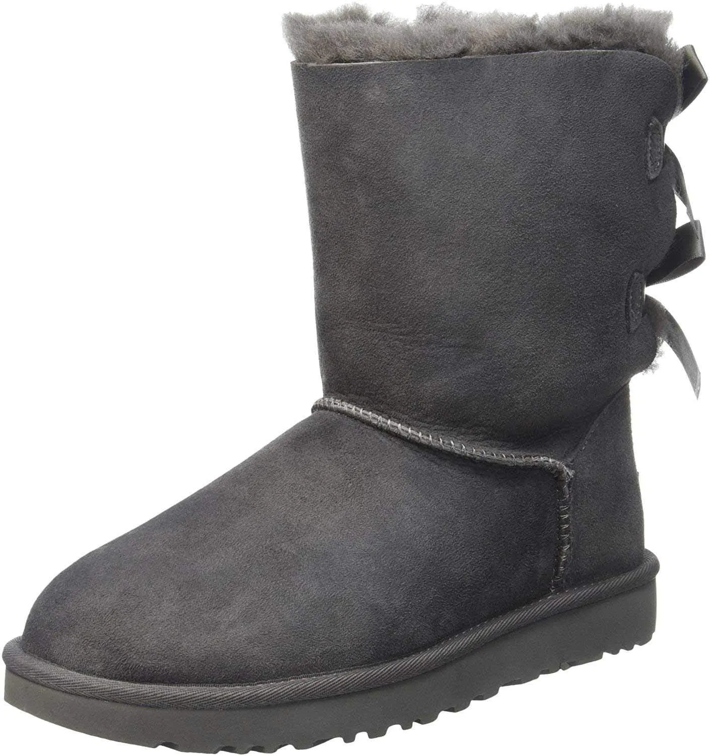 Women's Shoes UGG BAILEY BOW II Twinface Sheepskin Boots 1016225 GREY