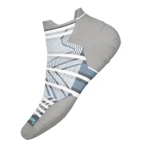 Women's Smartwool Run Targated Cushion Brush Stroke Print Low Ankle Socks