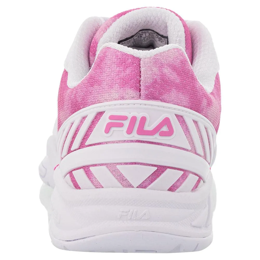 Women's Volley Zone Tie Dye Pickleball Shoes Pink