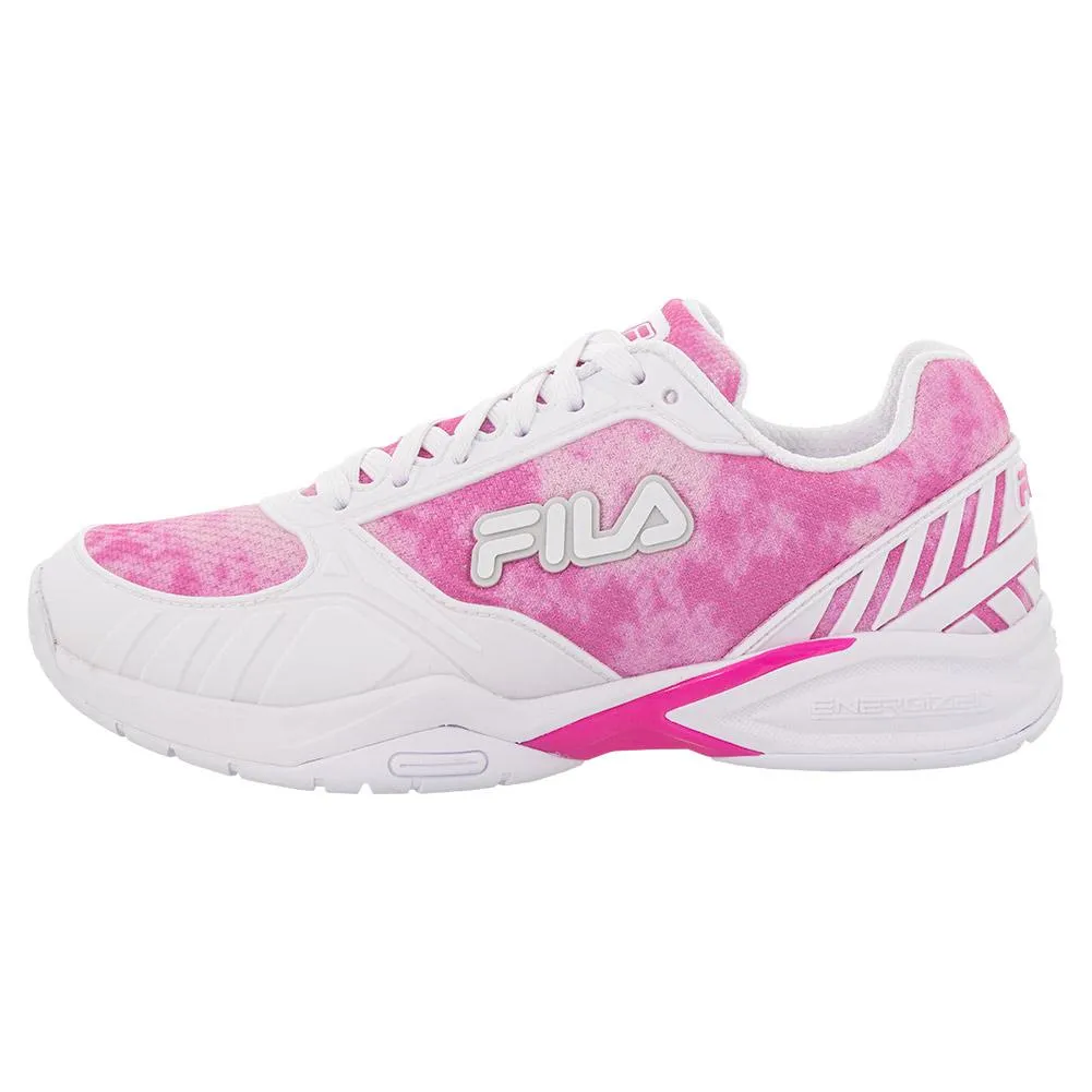 Women's Volley Zone Tie Dye Pickleball Shoes Pink