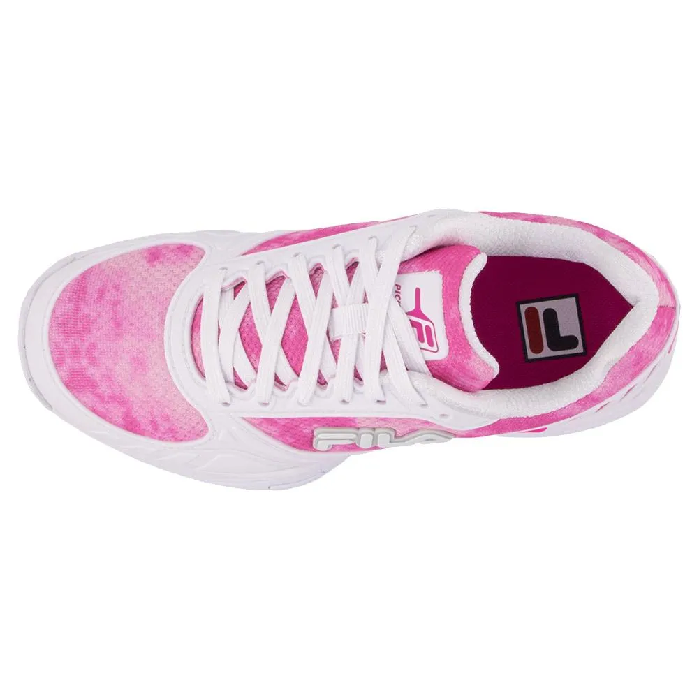 Women's Volley Zone Tie Dye Pickleball Shoes Pink