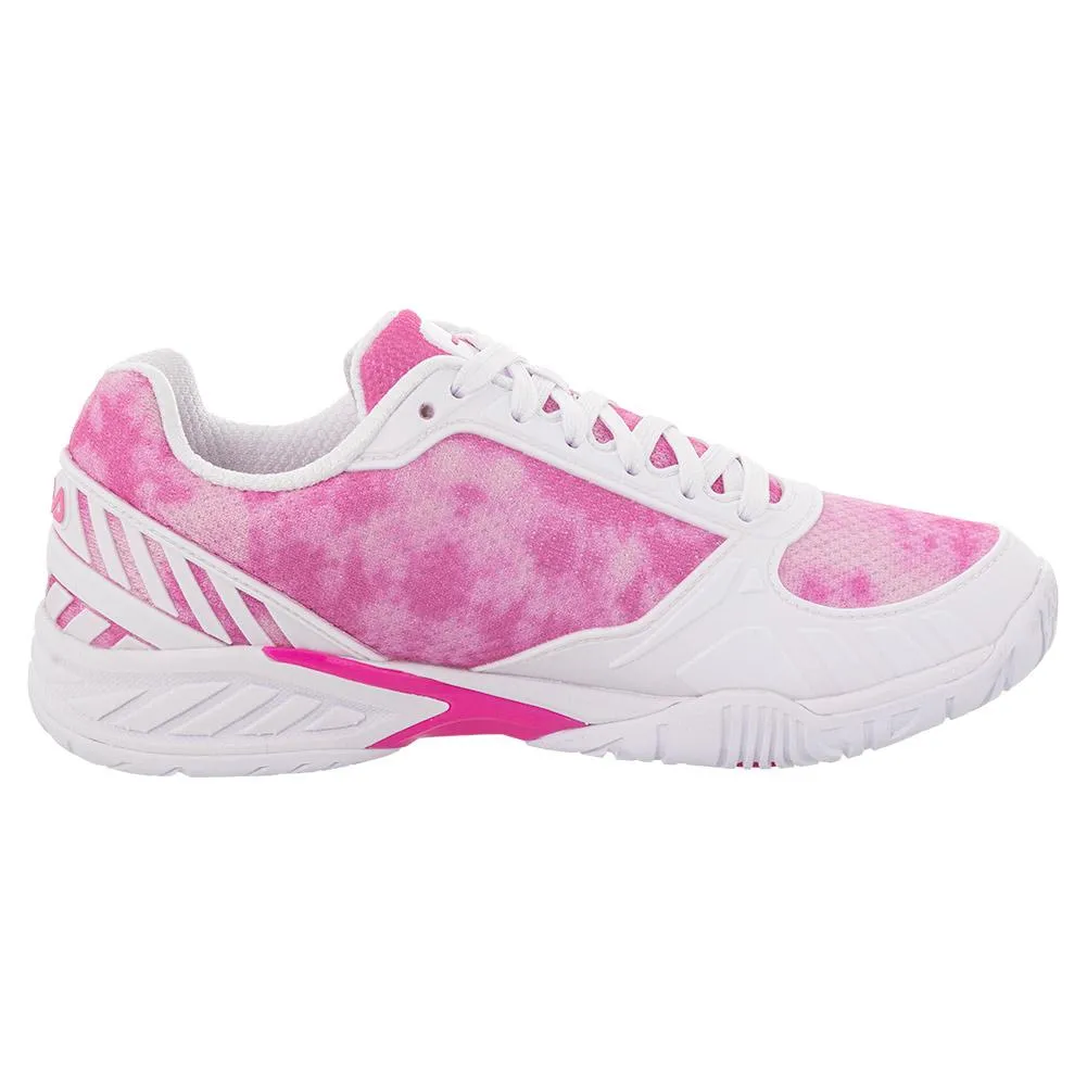 Women's Volley Zone Tie Dye Pickleball Shoes Pink