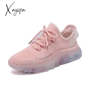 Xajzpa - 2023 Spring Summer Autumn Mesh Sneakers Women Big Size Running Sports Shoes Female Fashion Casual Zapatos De Mujer Shoe