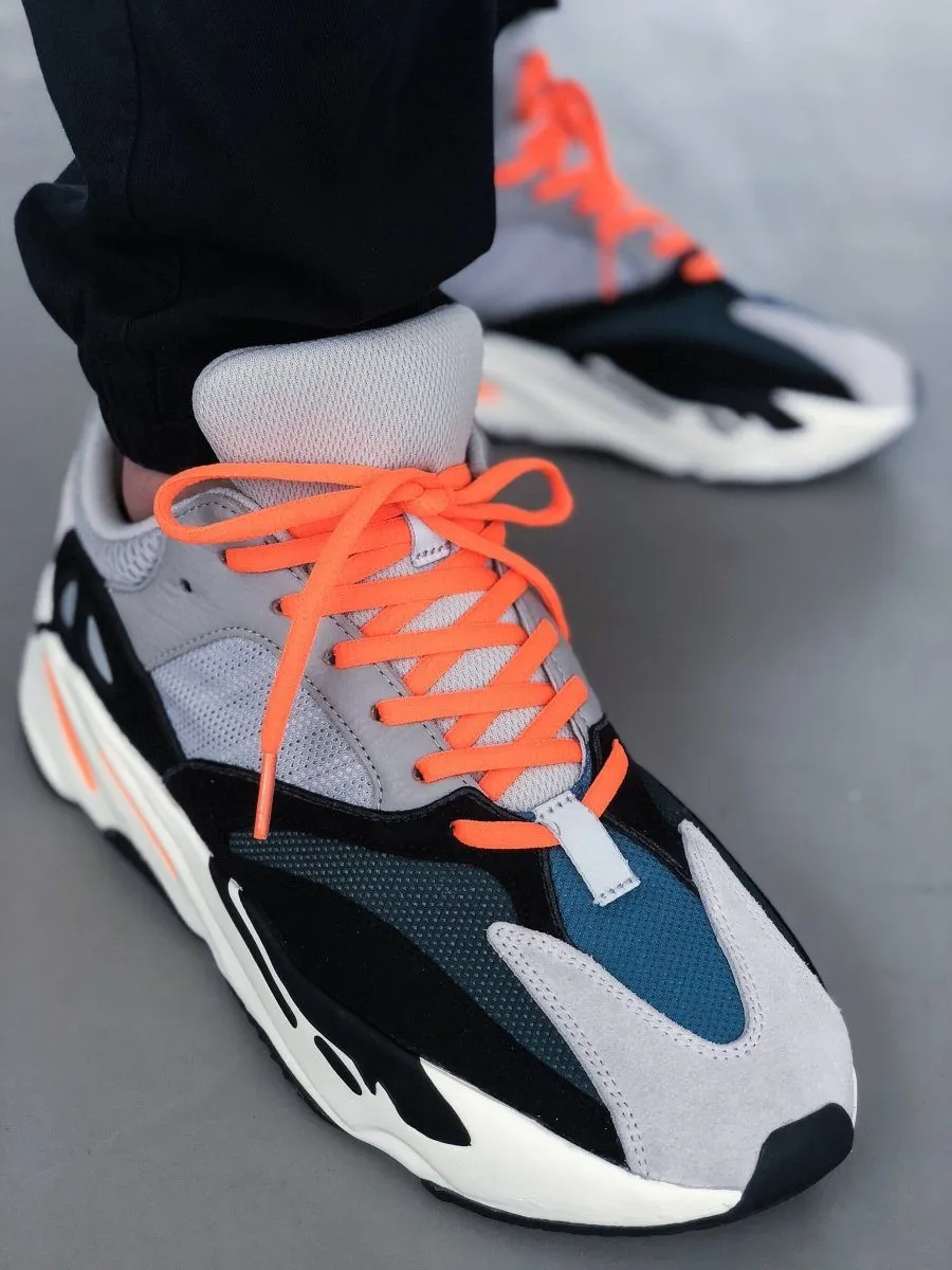 Yeezy 700 Laces Oval Laces - Vibrant Orange Laces